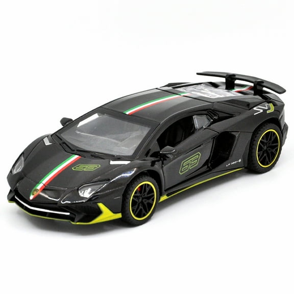 1: 32 Suitable for Lamborghini LP780-4 sports car model high simulation toy alloy die-casting boy birthday gift