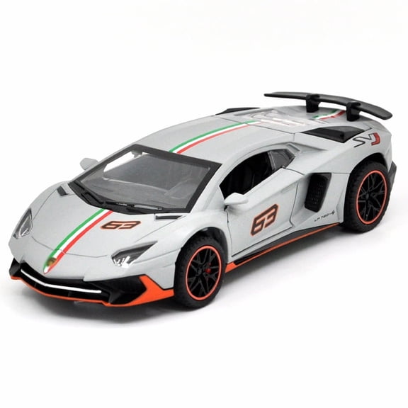 1: 32 Suitable for Lamborghini LP780-4 sports car model high simulation toy alloy die-casting boy birthday gift