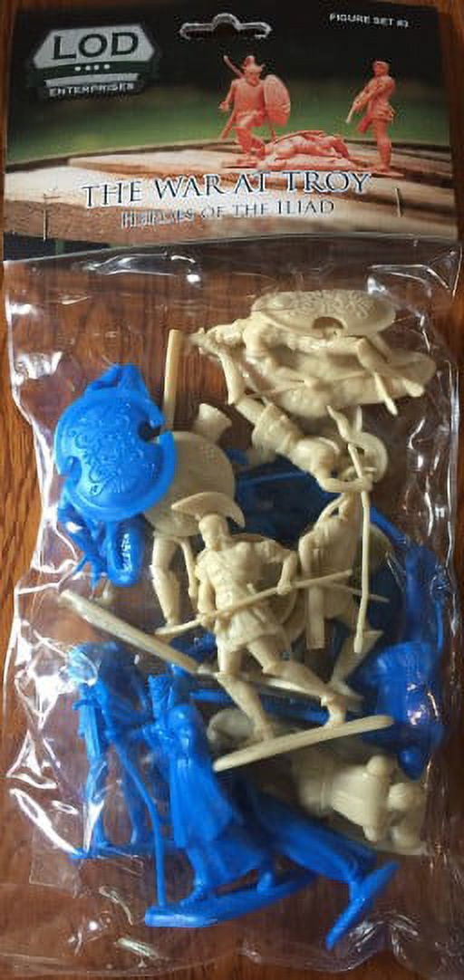 1/32 The War at Troy Set #3 Figure Playset: Heroes of the Iliad Greeks & Trojans (12) (Bagged) (LOD Enterprises)