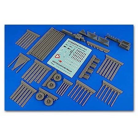 1/32 USAF F2A Flightline Steel-Type Platform Trailer w/Racks