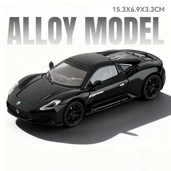 1:32 diecast supercar, alloy sports car model, open door pull back car, sound light car replica, miniature super vehicle, desktop car decoration, hobby collectible auto, gift for boys and girls