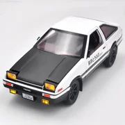 The 132 scale is suitable for Toyota AE86 alloy die-cast car models, equipped with openable doors, lights, sound and spring-back function. Boys toy cars, childrens birthday gift toy cars.