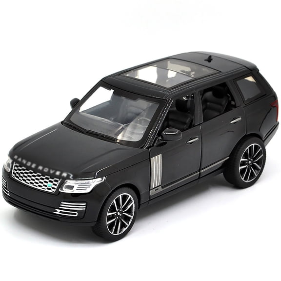 1: 32 is suitable for Land Rover Range Rover 50th Anniversary Edition alloy die-casting metal car model, with sound, light and rebound functions, children's toy car collection, boys' birthday gift