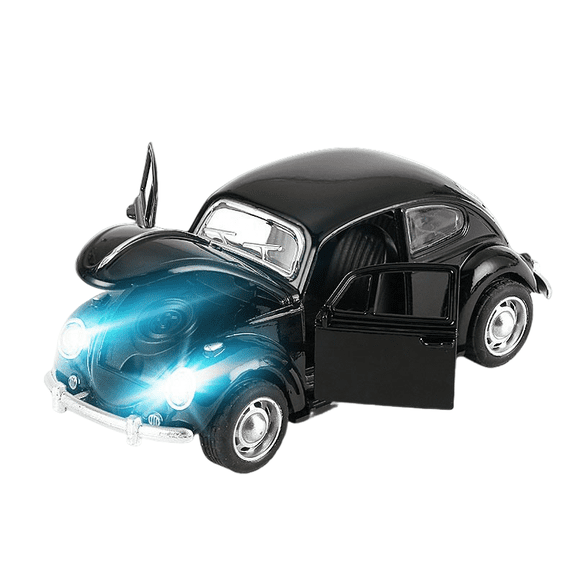 1:326 Alloy Classic Car Model Sound and Light Childrens Toy Car Ornaments Pull-Back Car Model Boy Toy Die-Cast Educational Toy