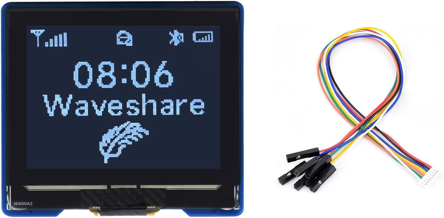 1.32inch OLED Display Module, 128x96 Pixels 16 Gray Scale OLED Display,Compatible with /Arduino/STM32,SPI/I2C Interface,SSD1327 Driver