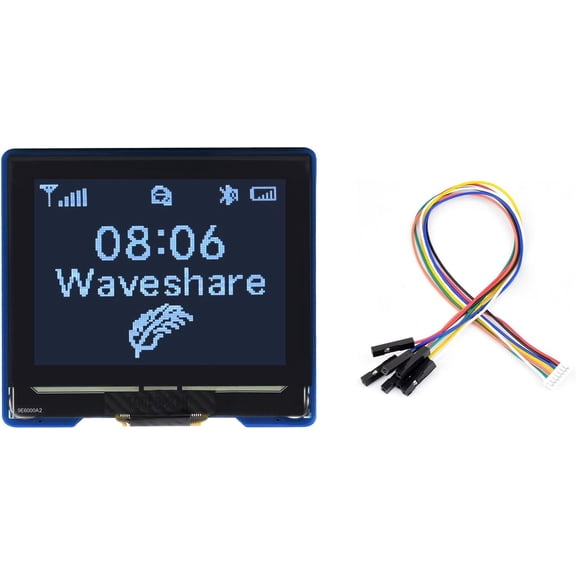 1.32inch OLED Display Module, 128x96 Pixels 16 Gray Scale OLED Display,Compatible with /Arduino/STM32,SPI/I2C Interface,SSD1327 Driver