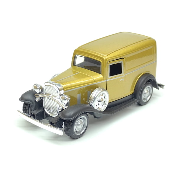 1:34 Vintage Classic Car Vintage Simulation Alloy Pull Back Children's Toys Open Door Model Car