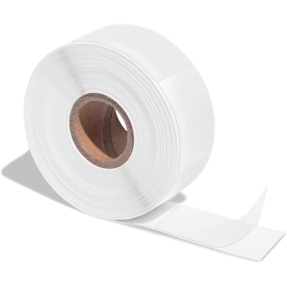 - 1" X 2" Clear Label Covers (1 Roll, 500 Labels) Transparent Protective Stickers - NOT Printer Compatible - for Envelope Seals, Protects Barcodes and Addresses