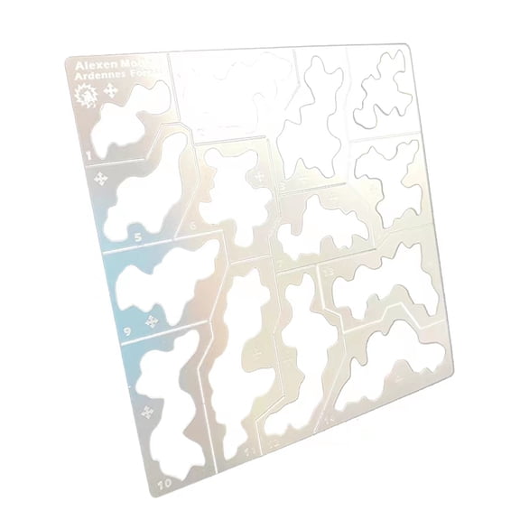 1/35 1/100 Forest Camouflage Stenciling Template Leakage Spray Model Tools TAPDRA Spare Part