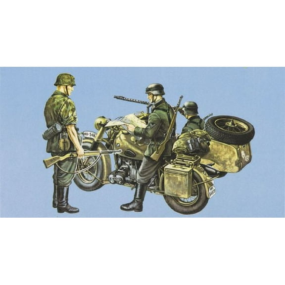 1/35 BMW Motorcycle w/Sidecar