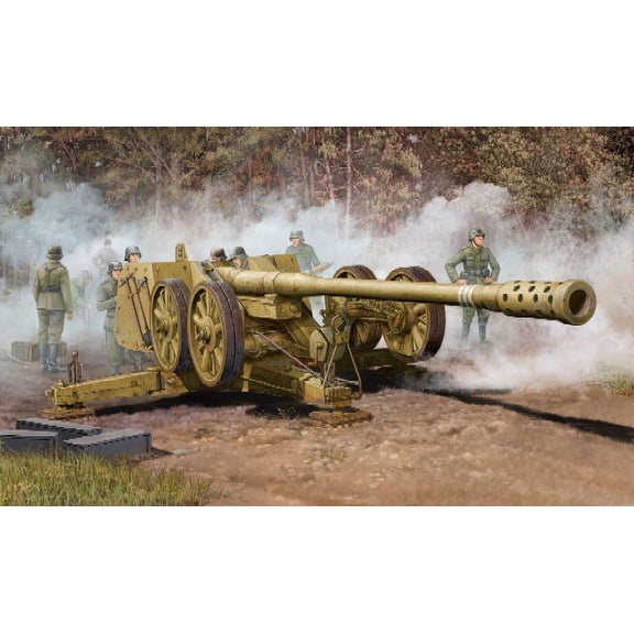 1/35 German 12.8cm Kanone 43 bzw44 (Rhien) Gun