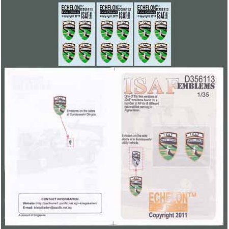 1/35 ISAF Emblems (D)