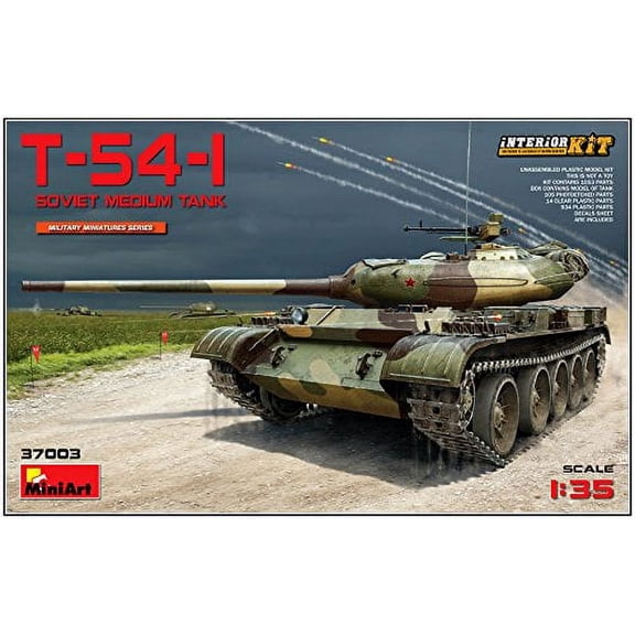 1.35 Miniart T-54-1 Soviet Medium Tank Interior Kit.