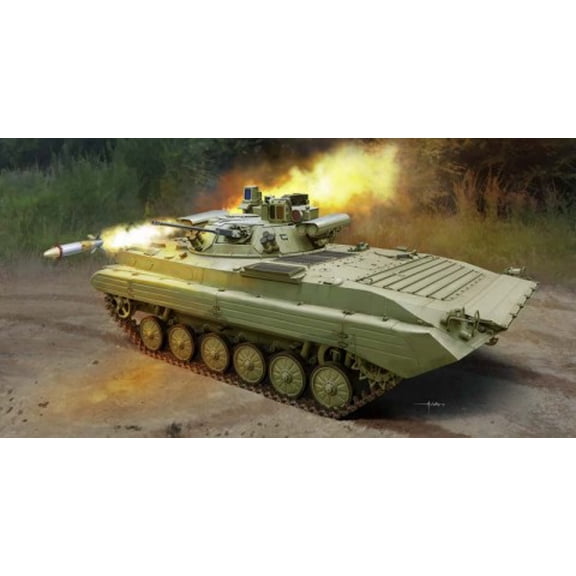 1/35 Russian BMP2M Armored Fighting Vehicle w/Berezhok Turret (New Variant) (JUL)