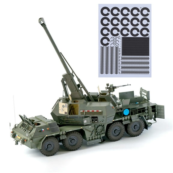 1/35 Scale Military Puzzle Kit Czechoslovakia SpGH Cannon Self-propelled Howitzer Paper Model for Military Enthusiasts