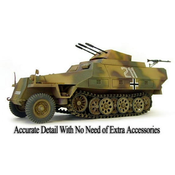 1/35 SdKfz 251/21 Ausf D Halftrack w/MG151 20mm Anti-Aircraft Gun