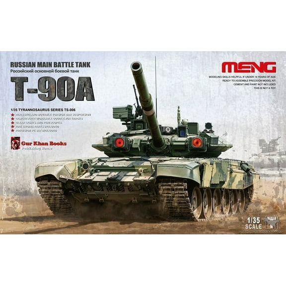 Meng 1:35 Russian MBT T-90A - Plastic Model Kit #TS006