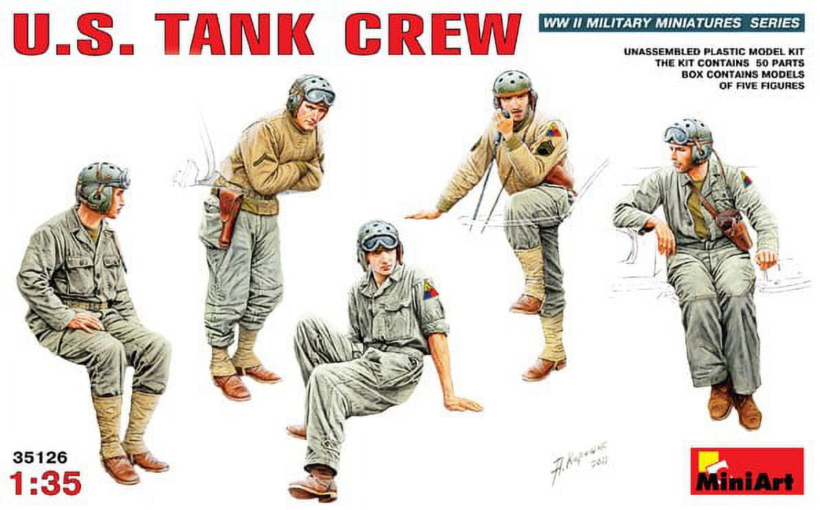USMC Tank Crew (5) 1/35 Miniart Models