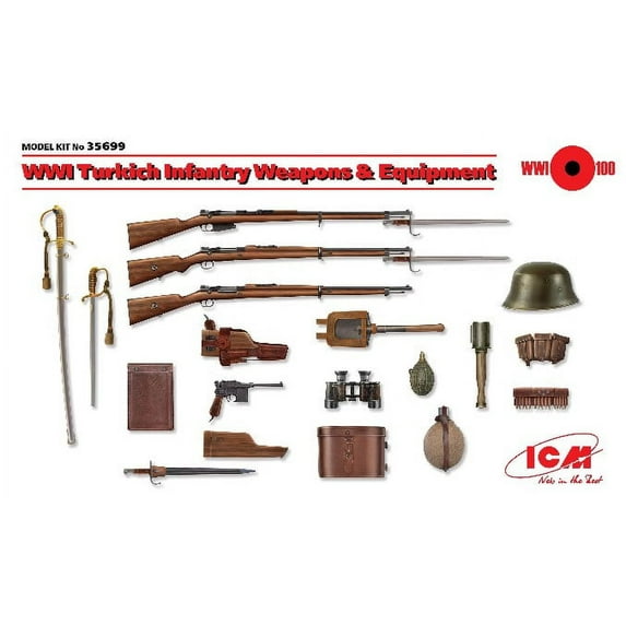 1/35 WWI Turkish Infantry Weapons & Equipment