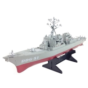 1: 350 Destroyer Military Missile Ship Model Warship Model for Collection
