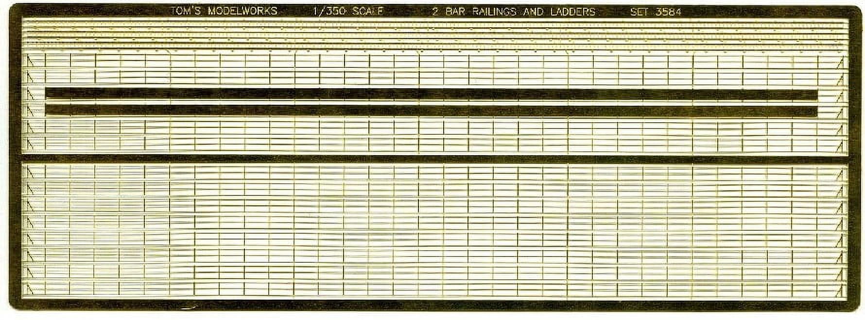 1/350 IJN 2Bar Rail Set w/Vertical Ladders