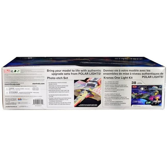 1-350 Scale Skill 2 Klingon Kronos One Spaceship Star Trek VI The Undiscovered Country 1991 Movie Model Kit