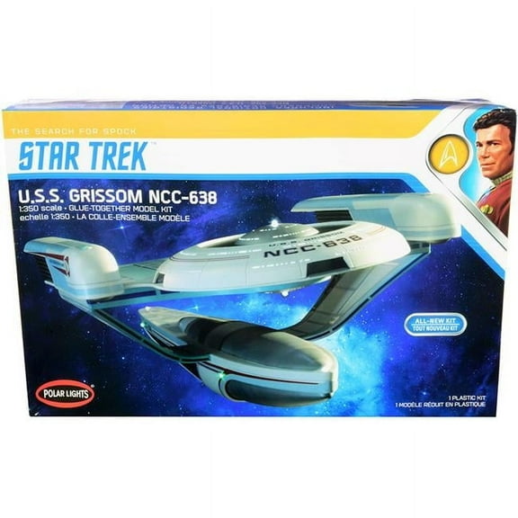 1-350 Scale U.S.S. Grissom NCC-638 Starship Star Trek III The Search for Spock Movie Skill 2 Model Kit