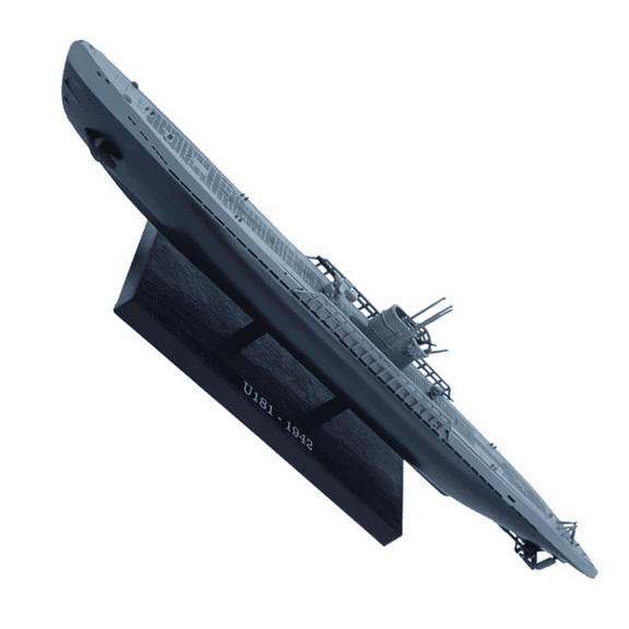 1:350 Scale U181 Navy Submarine Model for Retro Display Collection Model Children Toys