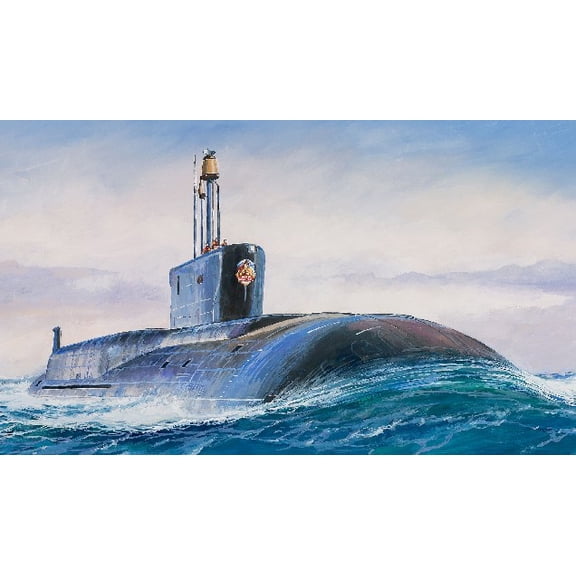 1/350 Vladimir Monomakh Borey Class Russian Nuclear Ballistic Submarine