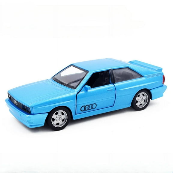 1:36 Audi Quattro 1980 Alloy Car Models Toy Diecasts Vehicles Model Doors Opened Pull Back Sport Car for Adult Collection Gifts
