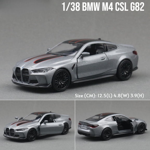 1/36 BMW M2 M3 M4 M5 Toy Car Model For Children RMZ CiTY Diecast Metal Racing Miniature Pull Back Collection Gift Kid Boys