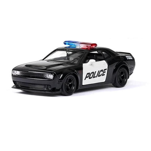 1/36 Car Model Toy Ford Lamborghini Challenger Diecast Alloy Police with Pull Back Metal Sports Cars Model for Boy Birthday Gift