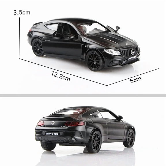 1:36 Mercedes Benz C63 AMG Coupe Alloy Car Model Simulation Exquisite Die-cast Toy Vehicles Car Styling Pull Back Sport Car F1