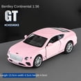 thumbnail image 1 of 1:36 Pink Benz Diecast Alloy Model Car Children Lighting and Music Simulation Car Collection Model Presents A Girl Toy Gift, 1 of 9