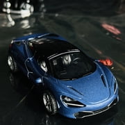 136 Scale Alloy Diecast Sports Car Replica, Openable Doors Pull Back Inertia Vehicle Model, Detailed Simulation Mini Auto, Desktop Decor Ornament, Hobby Collectible & Holiday Gift for Boys and Girls