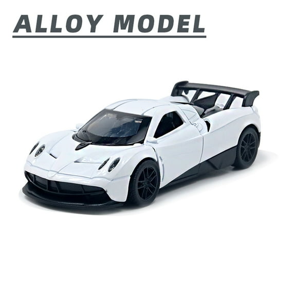 1:36 Scale Alloy Simulation Sports Car Model With Openable Doors And Hood, Youngsters' Toy Collectible Gift