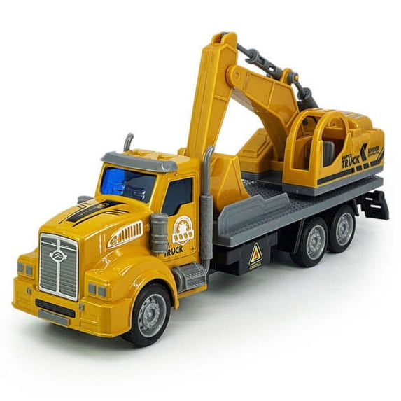 1/36 Scale Excavator Truck Toy Construction Model Car Diecast Toys for Kids Boys