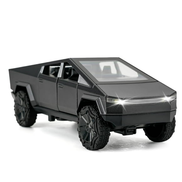 1:36 Tesla Pickup Truck Toy Cars, Diecast Pull Back Model Cars, Collection Vehicles, Kids Toy for Aged 3 and up, Gift Black
