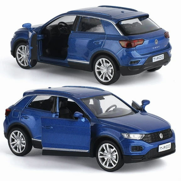 1:36 Volkswagen T-ROC Alloy Car Model Diecast & Toy Vehicles Metal Car Model Simulation Pull Back Collection Childrens Toy F344