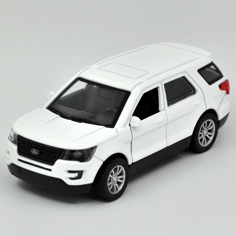 1: 36 is suitable for Ford Explorer alloy die-casting metal car models, with sound, light, and rebound functions, children's toy car collections, boys' birthday gifts