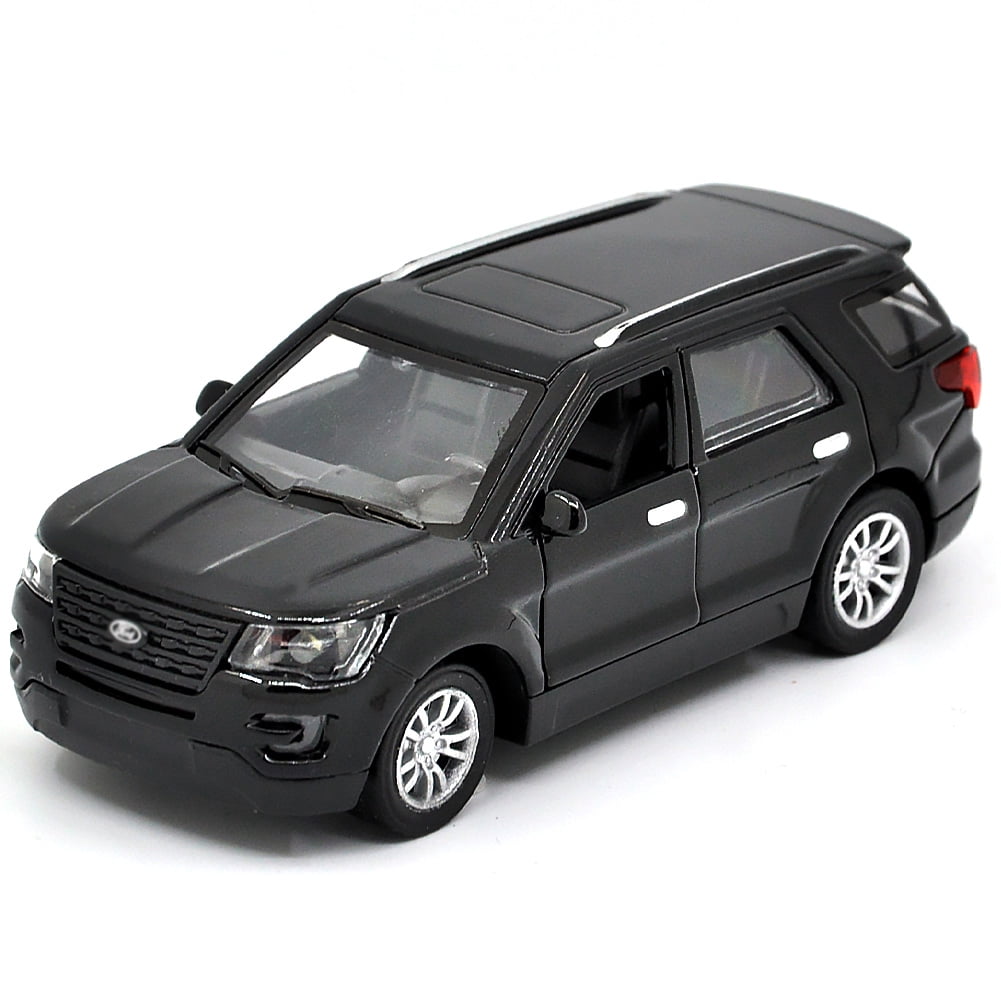 1: 36 is suitable for Ford Explorer alloy die-casting metal car models, with sound, light, and rebound functions, children's toy car collections, boys' birthday gifts