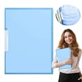 thumbnail image 1 of Under $1 361° Rotating Folder, Swing Clip Report Folder - A4 Plastic Document Holder for Letter Size Papers (9X12 Inches), Twist Lock Folder, Blue, By Goohae, 1 of 9