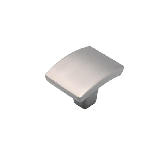 1.37 x 1.12 in. Rotterdam Knob - Satin Nickel
