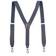 thumbnail image 1 of 1.38 Inch Adjustable Suspenders for Men Elastic Straps Y-Back Construction Heavy Duty Suspenders for Work, 1 of 6
