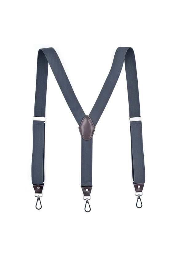 1.38 Inch Adjustable Suspenders for Men Elastic Straps Y-Back Construction Heavy Duty Suspenders for Work