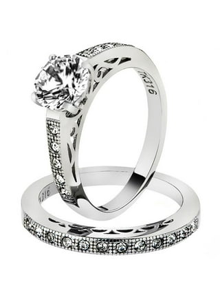 25+ Stainless Steel Wedding Ring Sets