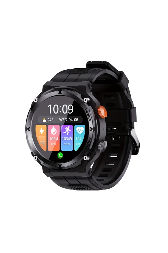 Smart Watch for Men & Women, 1.39" Fitness Tracker with Sleep Monitor, Step Counter, 1ATM Waterproof for Swimming, Gorilla Glass, Long Battery Life, iOS/Android Compatible