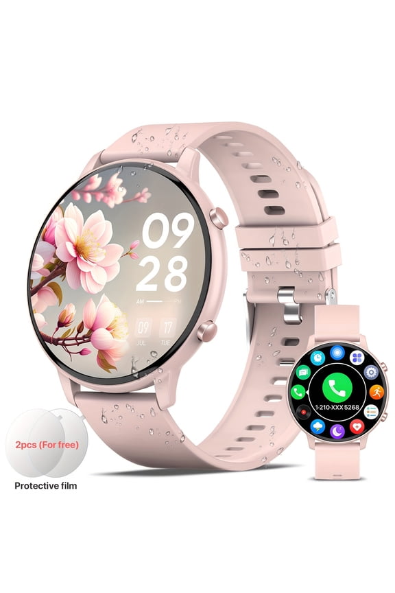 1.39" Touch Smart Watch for Women | Answer Calls, Message Push | Fitness Tracker (Steps/Calories) | 100+ Sports Modes, Weather Alert | Flashlight, Game, Camera Control, Find Phone