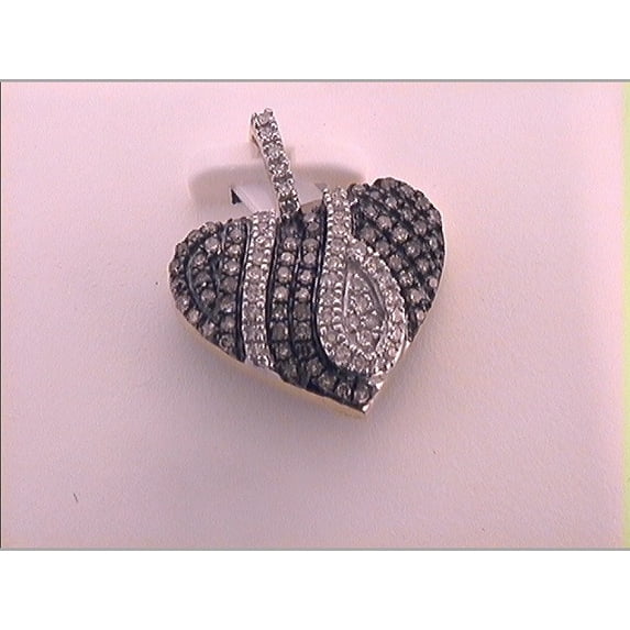 1/3CTW-DIA FASHION BROWN PENDANT