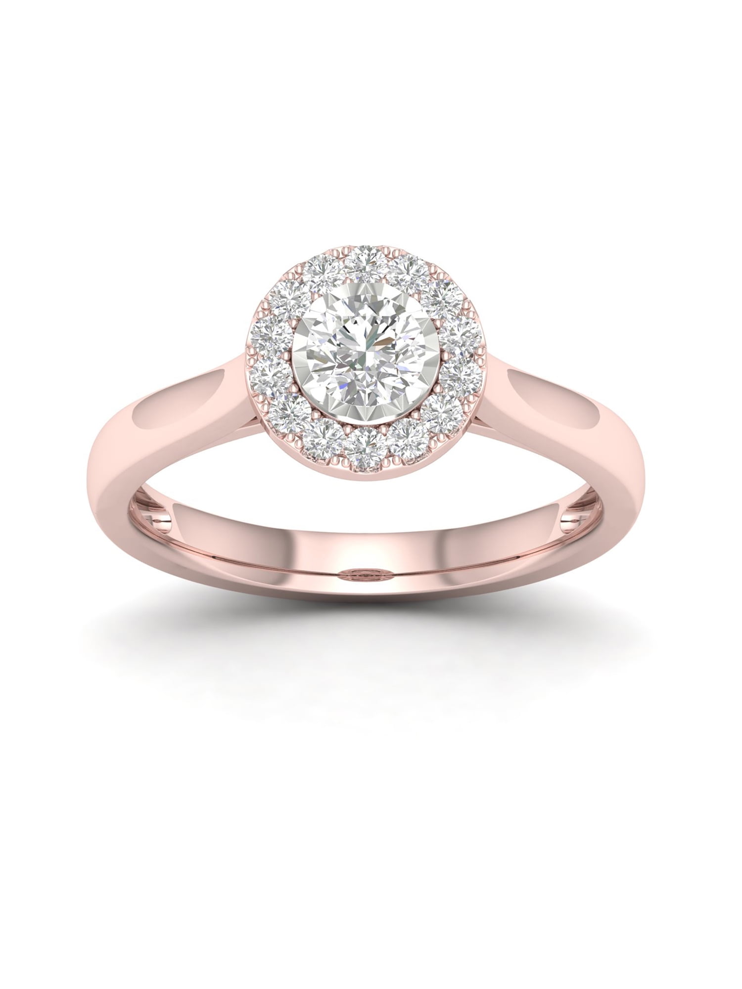 SNT302 - Petite Diamond Halo Engagement Ring – H.L. Gross